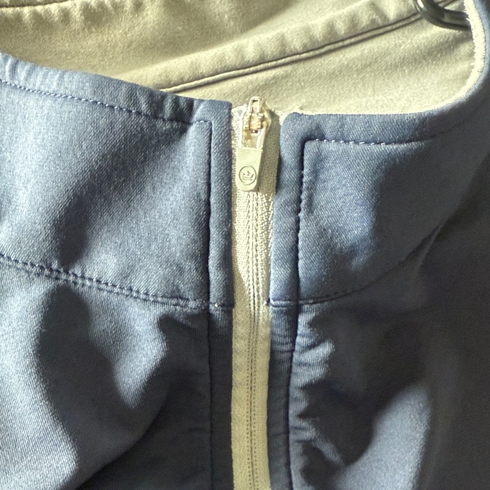 Peter Millar Navy Blue Perth Performan Quarter Zip Pullover Men’s Sz XXL - Picture 8 of 11